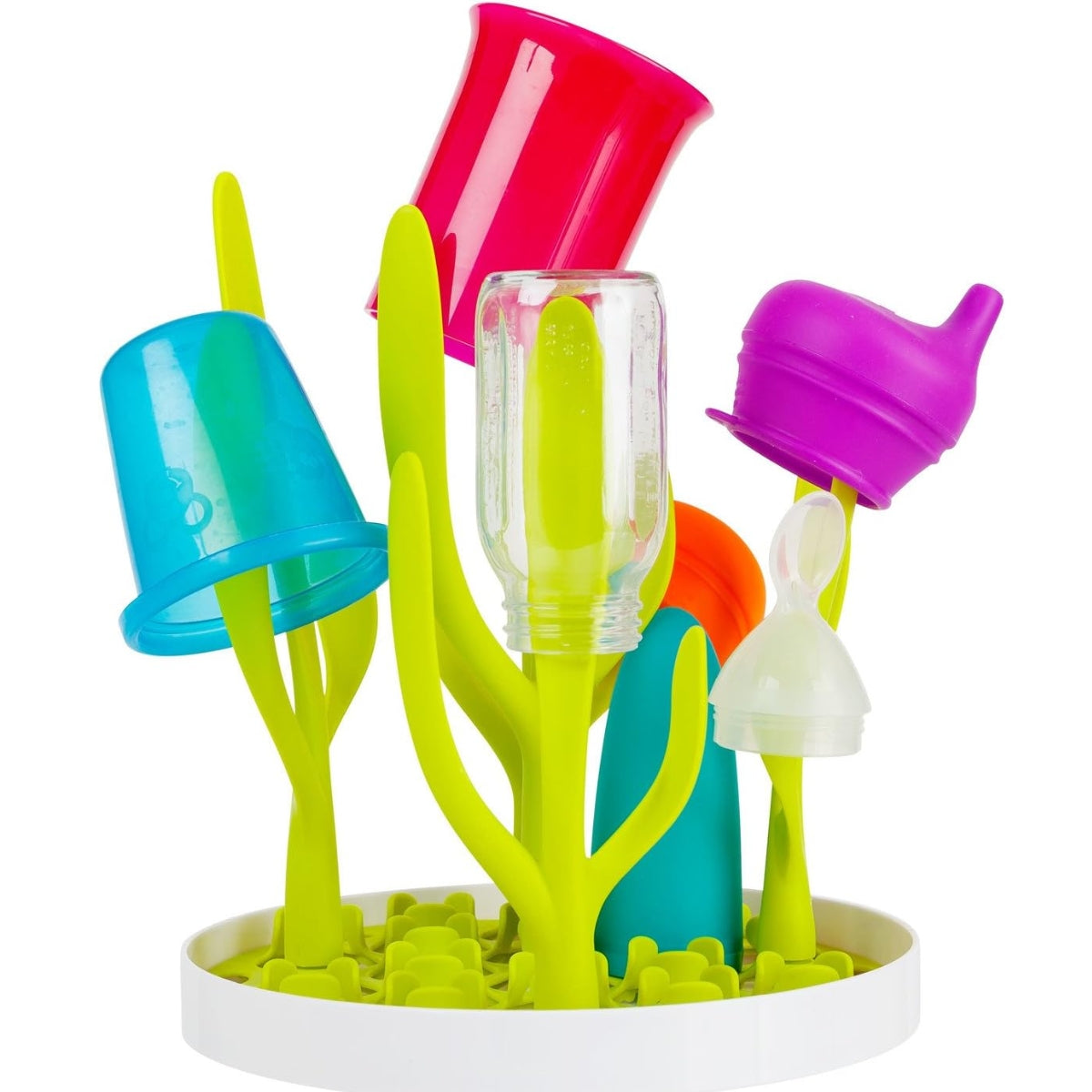 Organizes bottles and accessories efficiently